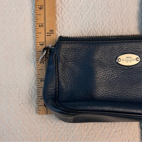 COACH Pebbled Leather Wristlet - Picture 10 of 10